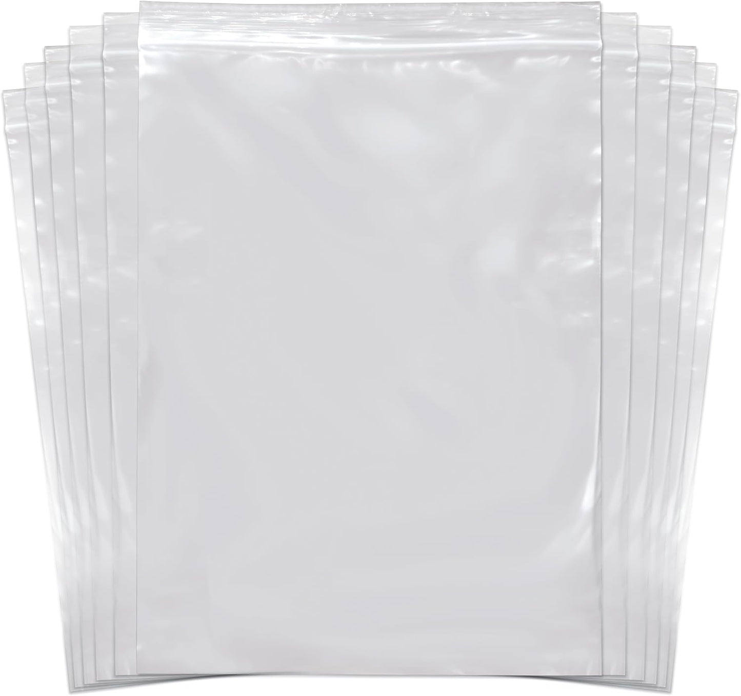 SNL | 9" X 12" - 2 MIL - 1,000 Bags | Large | Strong | Zipper Lock Reclosable, Clear, Disposable, Plastic Bags, For Food and Storage
