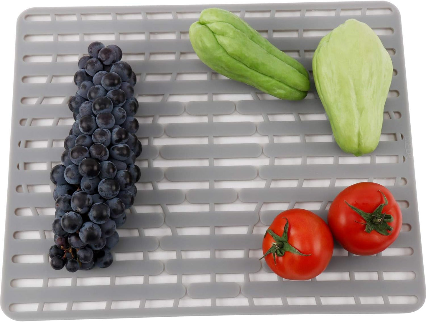 NICE DAY Sink Mat, Sink Protectors for Kitchen Sink By Better Housewares Wok Stand Strong Adsorption And Skid Resistance PVC Free Silicone Sink Mat 16" x 13", Large