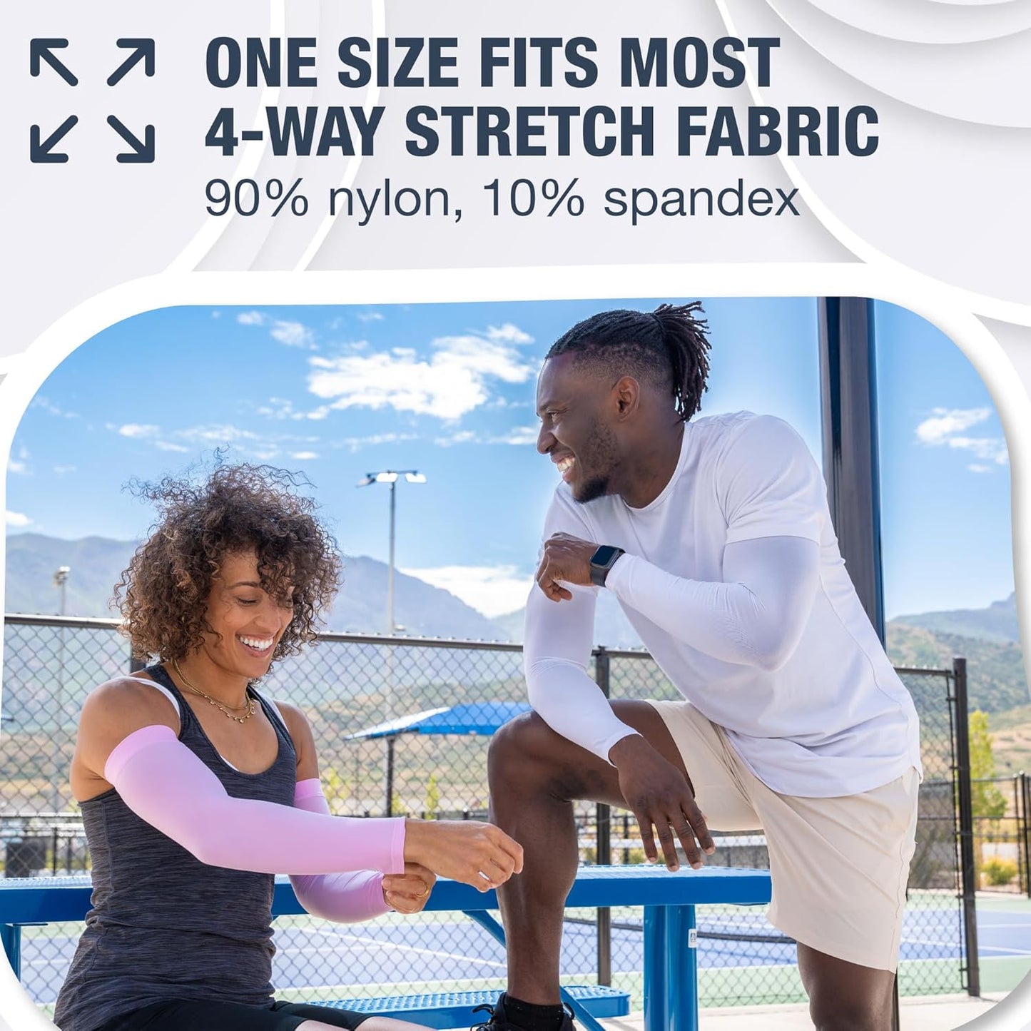 SportsTrail Cooling Arm Sleeves for Men & Women – Breathable, UV Sun Protection, Sports Arm Sleeves for Women, Men & Youth