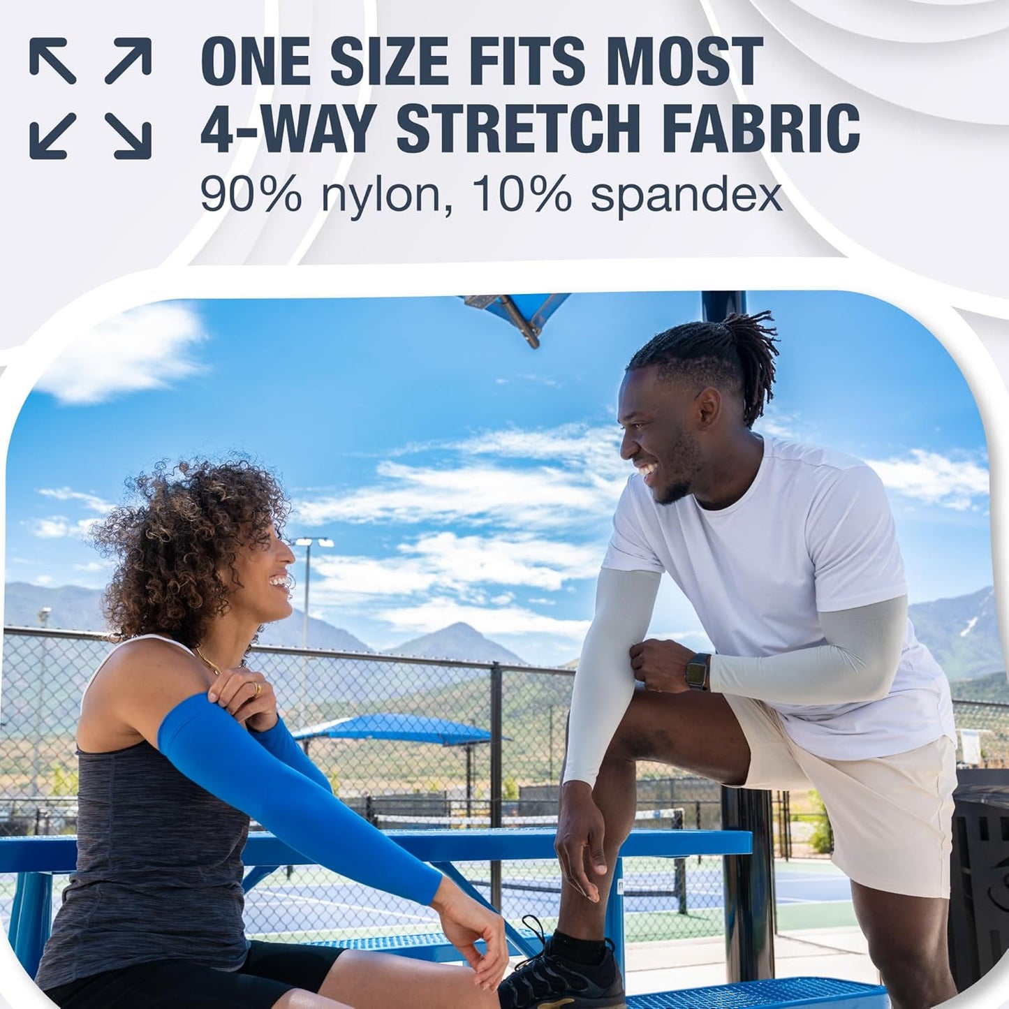 SportsTrail Cooling Arm Sleeves for Men & Women – Breathable, UV Sun Protection, Sports Arm Sleeves for Women, Men & Youth