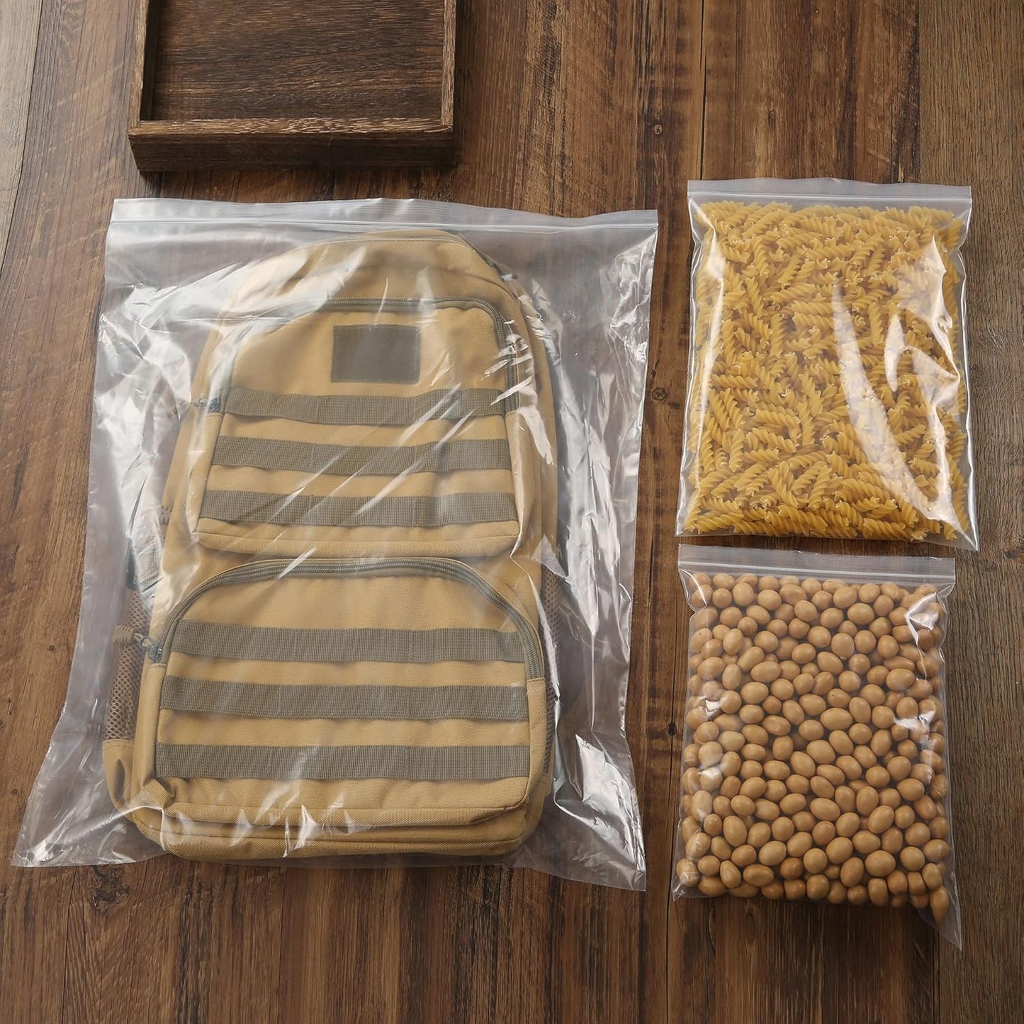 12" x 18" Thick Clear Reclosable Plastic Bags Large Zip Seal Lock Poly Bags With Zipper -3Mil for Clothing T-Shirts Shoes Toys Snack Storage -30 Pack